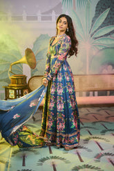 Apsara Dress - Navy blue